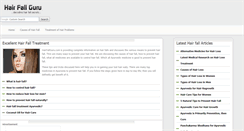 Desktop Screenshot of hairfallguru.com