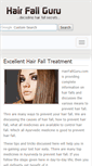 Mobile Screenshot of hairfallguru.com