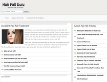 Tablet Screenshot of hairfallguru.com